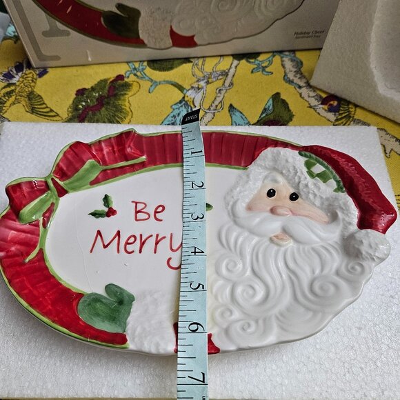 NWT:  Fitz & Floyd Vintage Christmas Tray - Picture 6 of 7